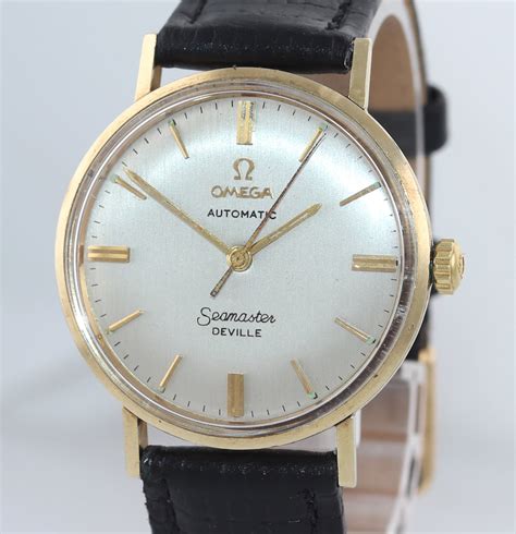 omega seamaster deville 14k gold filled|1960s men's vintage omega seamaster deville watches for sale.